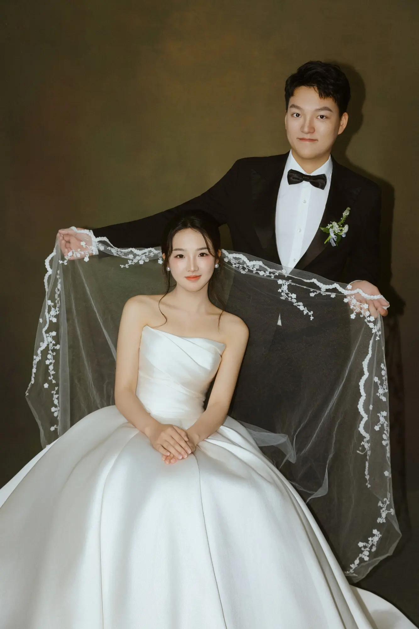 刘家豪与陈旭敏婚纱照